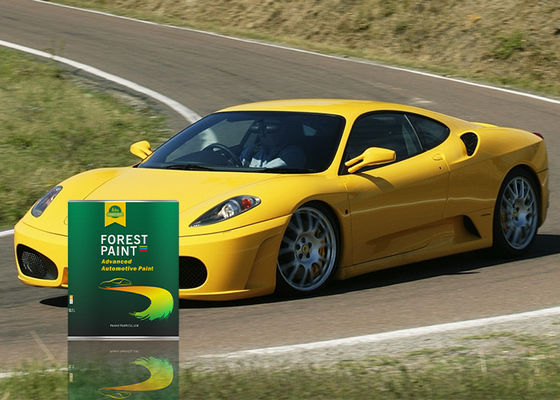 Weathering Resistance 2K Bright Yellow Car Paint Automotive Acrylic Clear Coat 1L/Tin