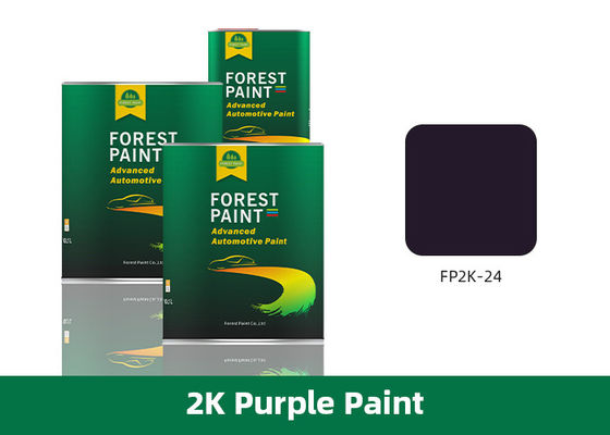 1L/Tin 2K Gloss Car Paint Purple High Hardness Topcoat Eco Friendly