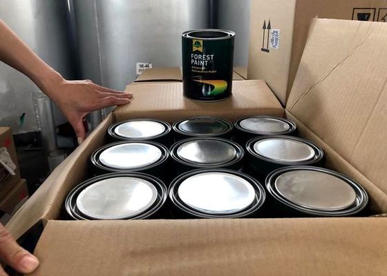 Fast Dry Gloss Car Paint Restoration Compatibility 1k Base Coat Pearl White