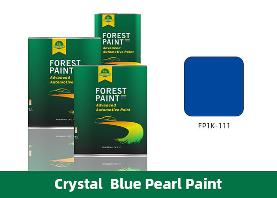 Dark Gunmetal Grey Automotive Paint Quick Dry , 4L Pack Crystal Blue Pearl Car Paint